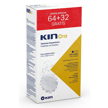 Kin Ouro Tablets De Limpezas 64+32 Uds